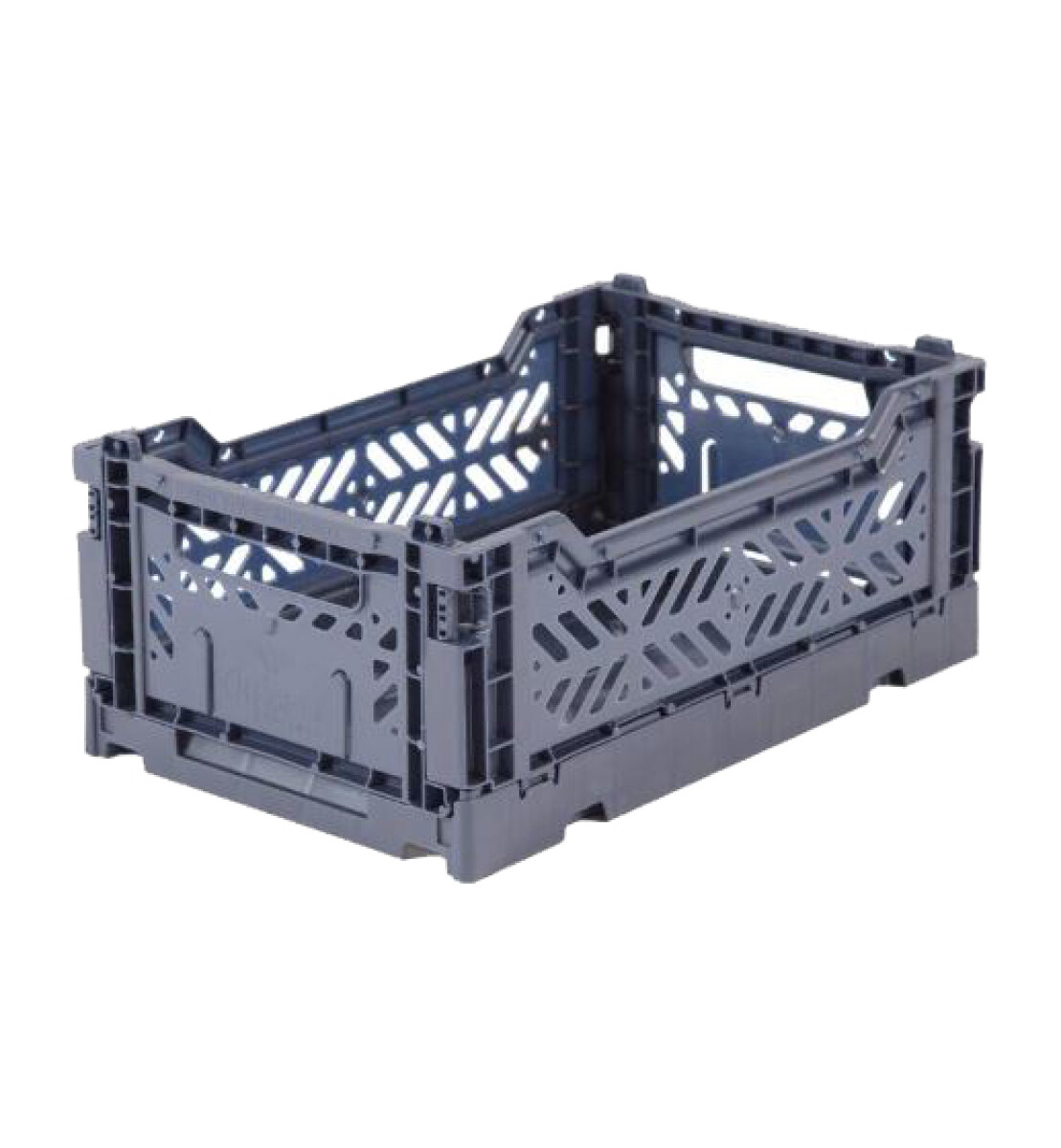 Caja organizadora plegable y apilable Mediana - Silver 