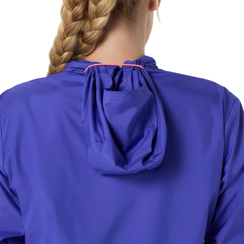 Casaca Running Silver Mujer Cobalt Burst