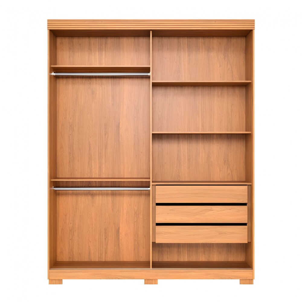 Ropero 2 puertas corredizas Doble Cara Sierra - Moderna Ropero 2 puertas corredizas Doble Cara Sierra - Moderna