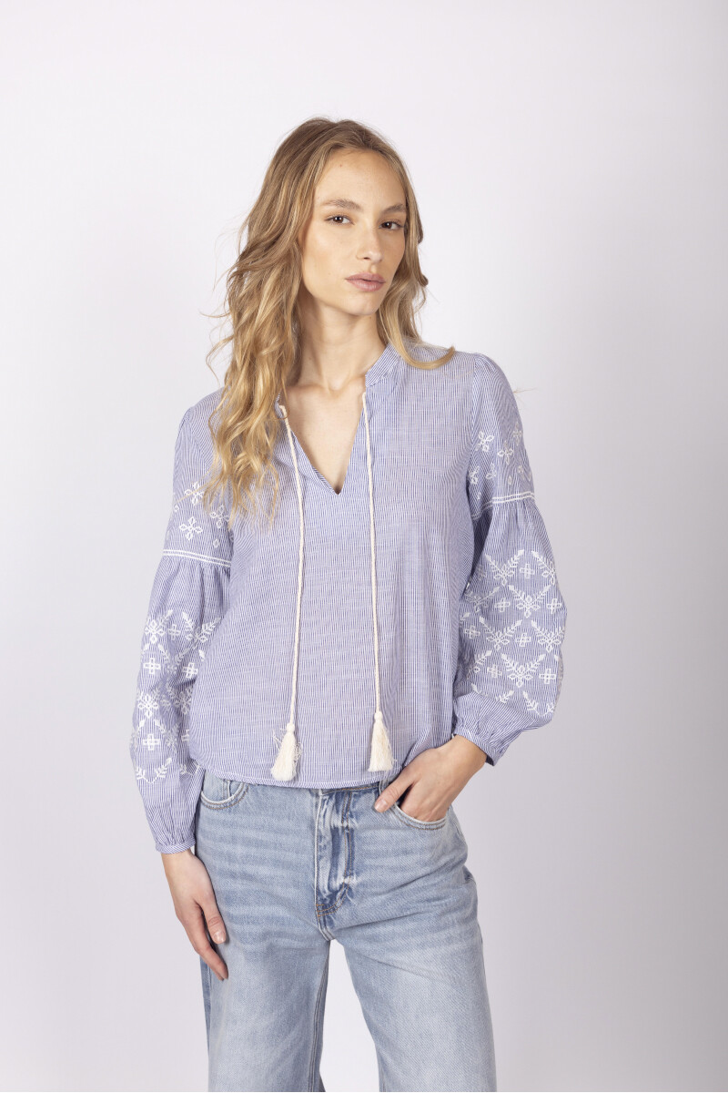 Blusa Bruna - Azul 