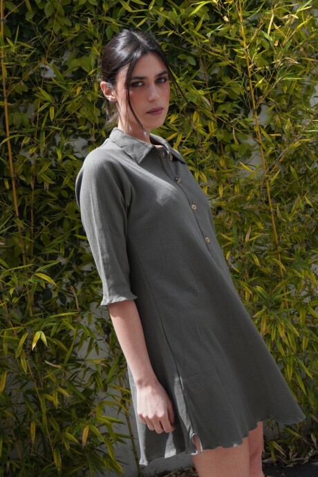 Comfortable dress Verde Seco