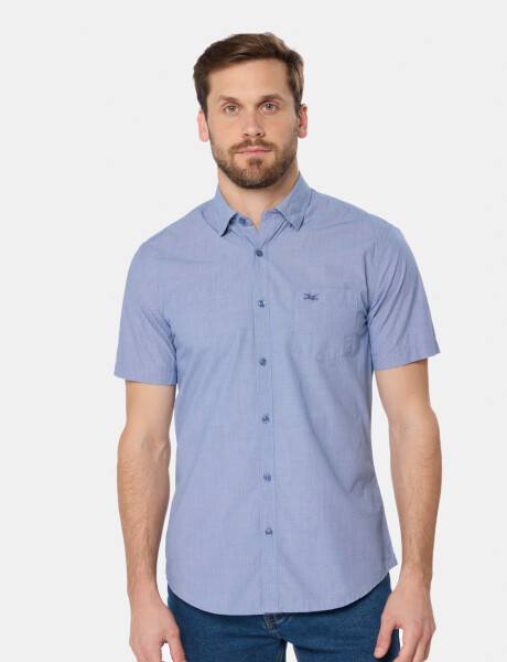 CAMISA A CUADROS Azul