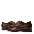Zapatos de Hombre Democrata METROPOLITAN acordonado Tan