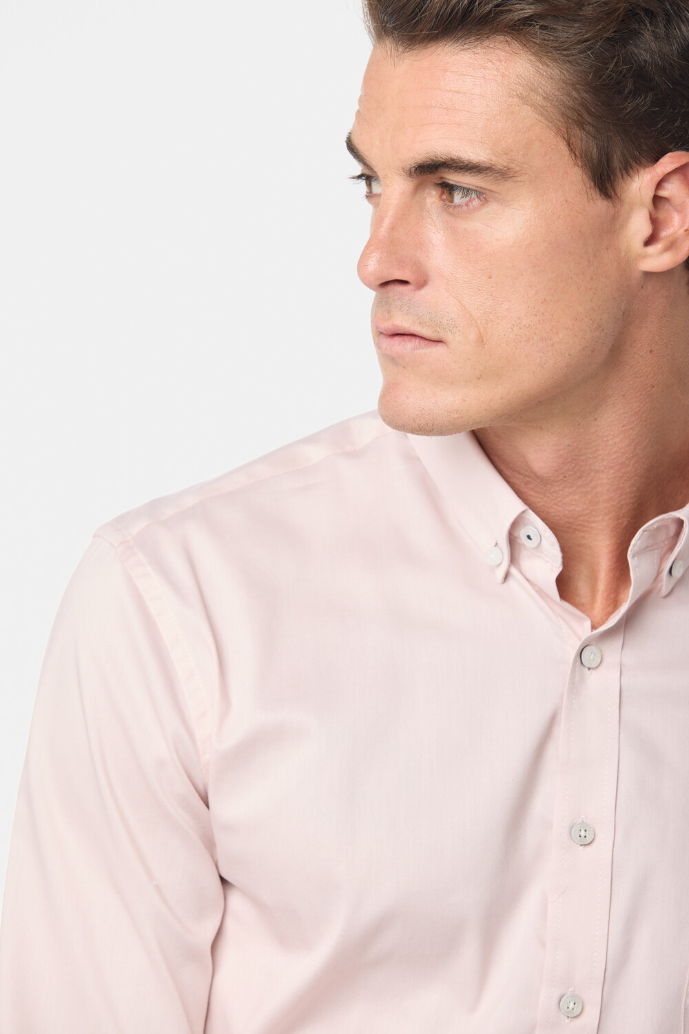 CAMISA LISA SPORT CON SPANDEX Rosa