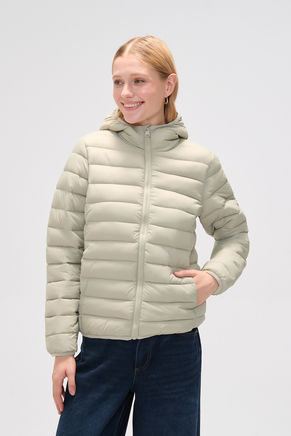 Campera Eddin Verde Palido