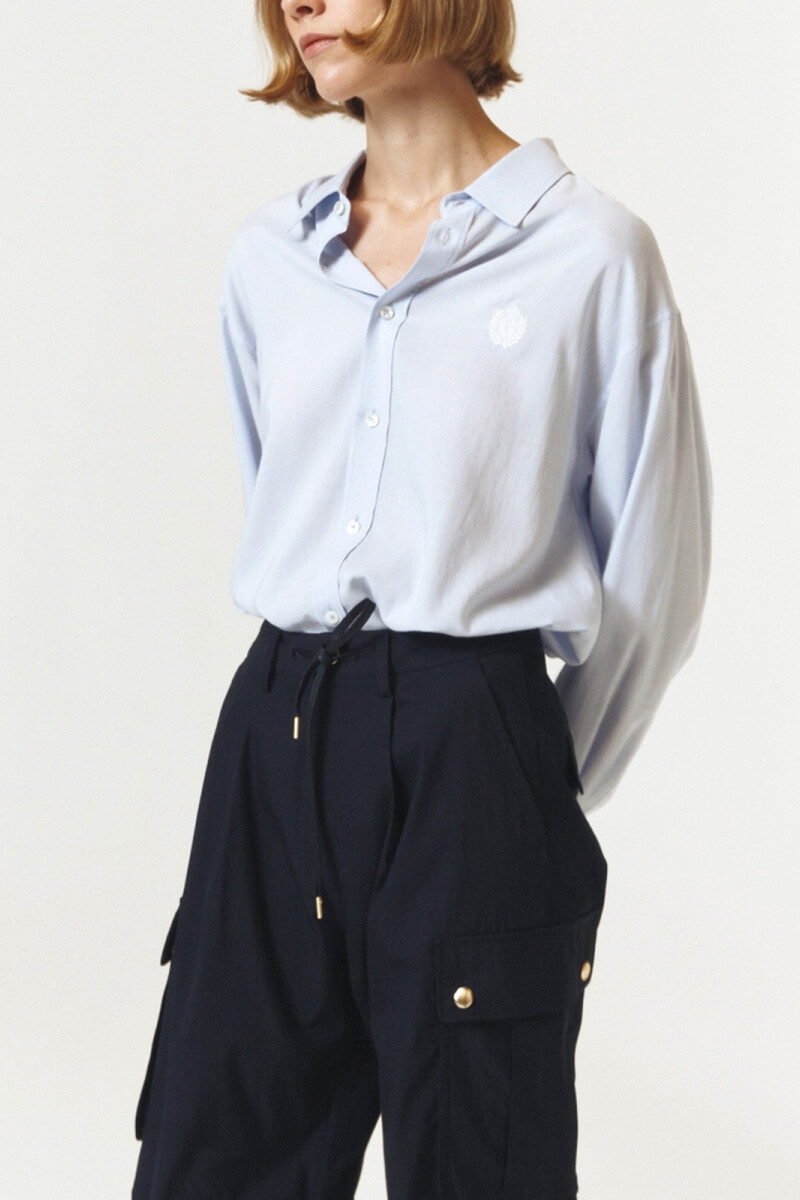 Pantalón Cargo Azul