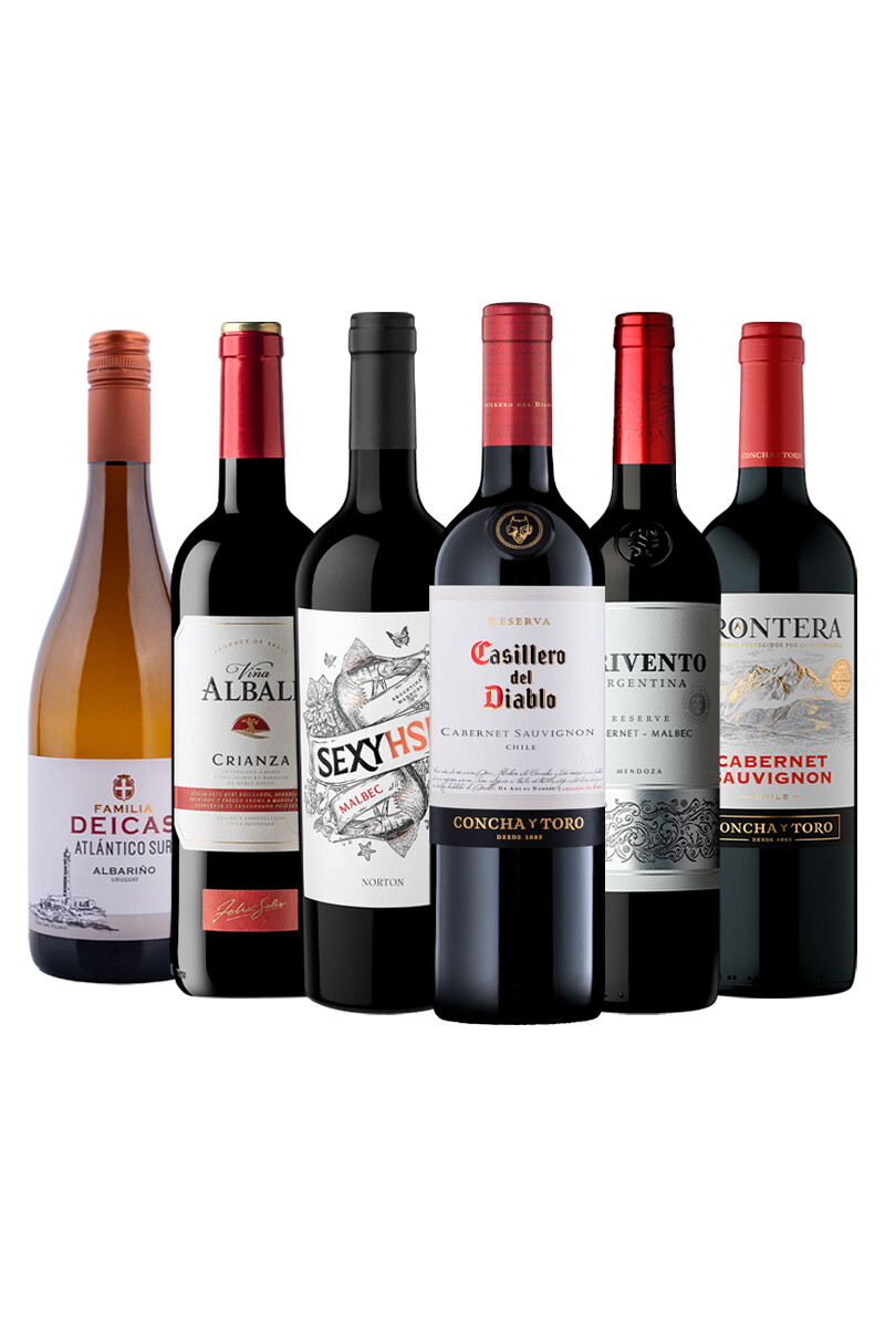 Pack Bacán Selección Mundialista x6 vinos Para abrir la cancha 