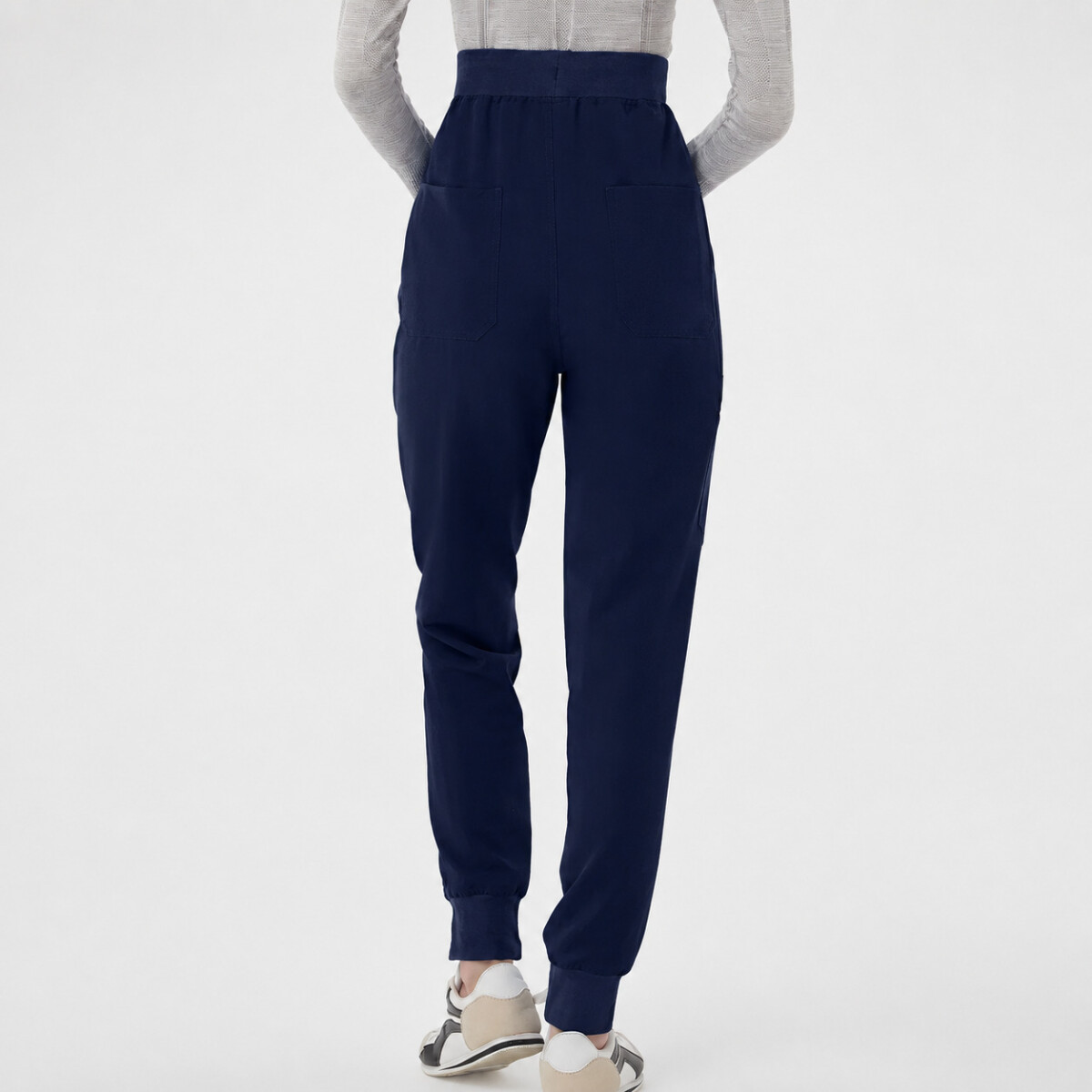 PANTALON KORI DAMA CON PUÑO - azul marino 