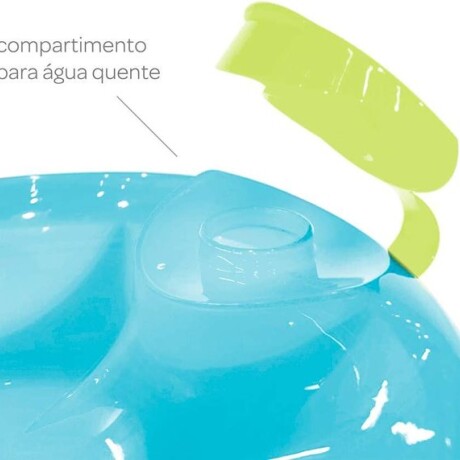 Plato térmico con ventosa buba azul