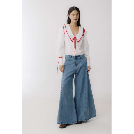 Jean Wide XL Celeste