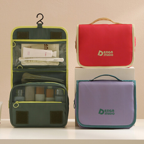 Neceser con percha combinado Verde