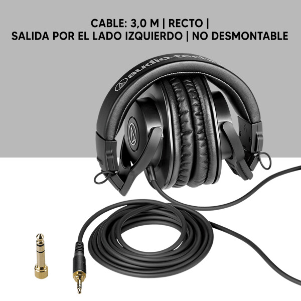 Auriculares Profesionales Audio Technica Ath-m30x AURICULAR AUDIO TECHNICA ATHM 30X