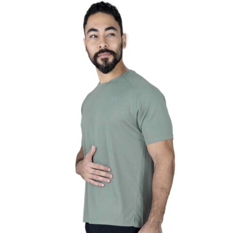 TSHIRT MEN POLY EVERLAST CARDINAL GY