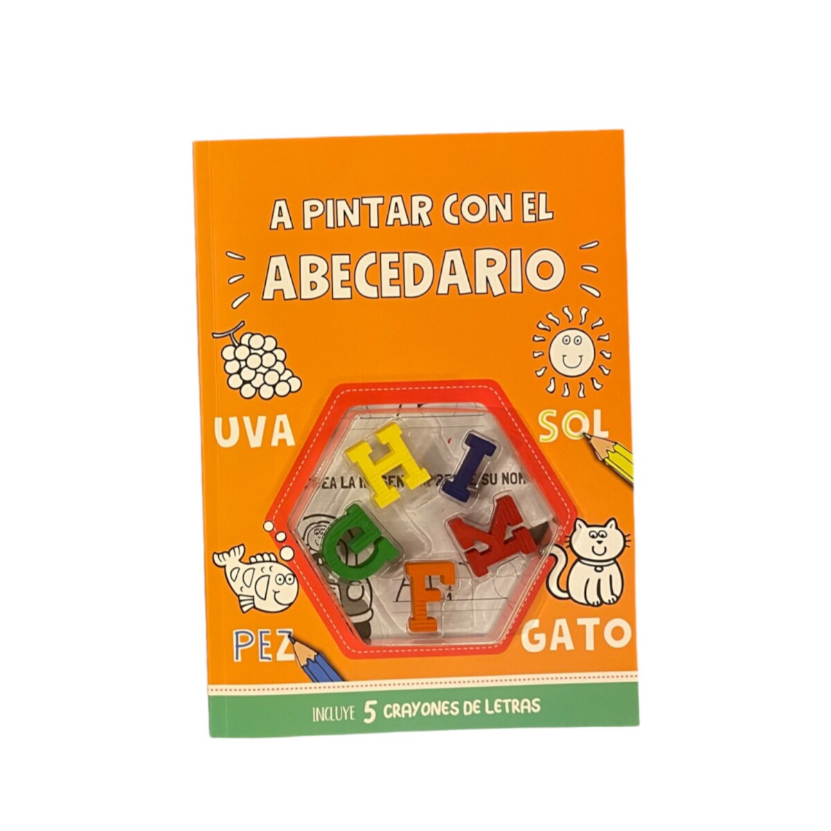 Libro de colorear: A pintar con el abecedario 