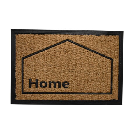 Alfombra Puerta Entrada Felpudo Coco Goma 40X60 Home