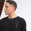 Remera Hombre M/C Alg.C/Estam.E/Espal.OversizeN+ Negro