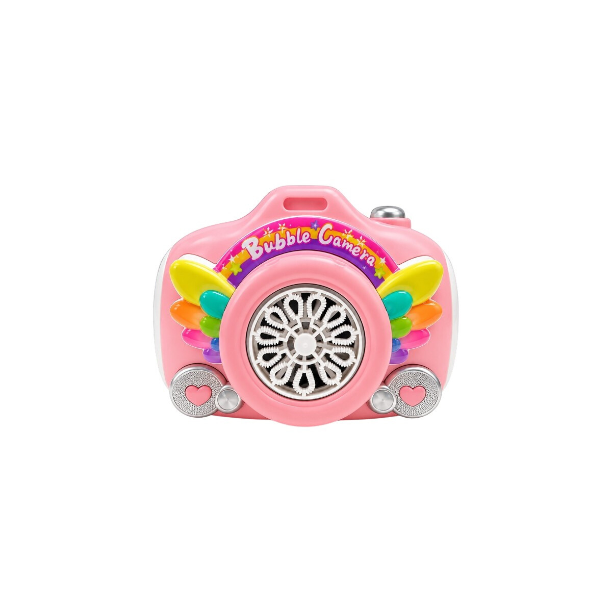 Burbujero con forma de cámara y correa para niños - Rosado 