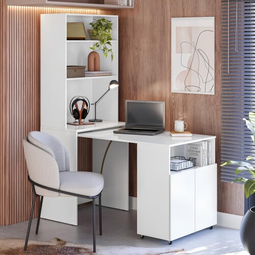 Escritorio Repisa Multifunción Duo Blanco