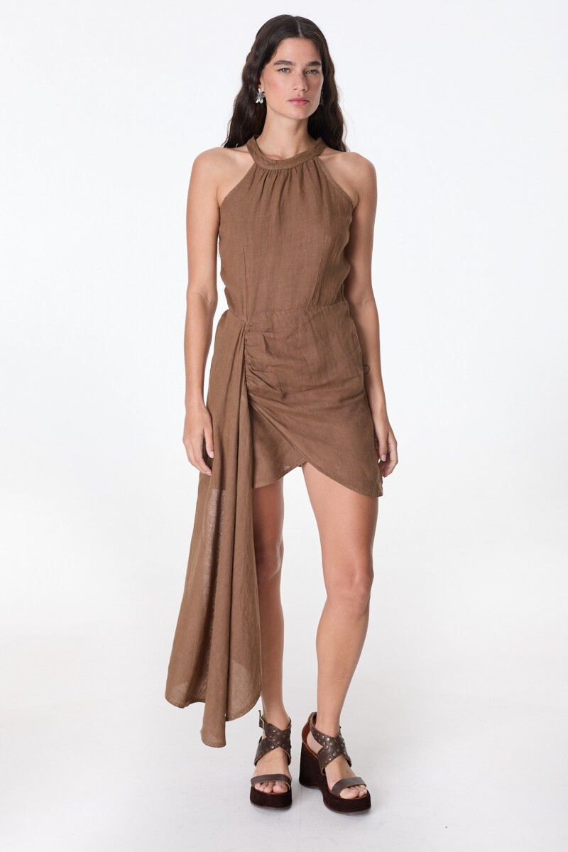 Vestido Lorenza Chocolate