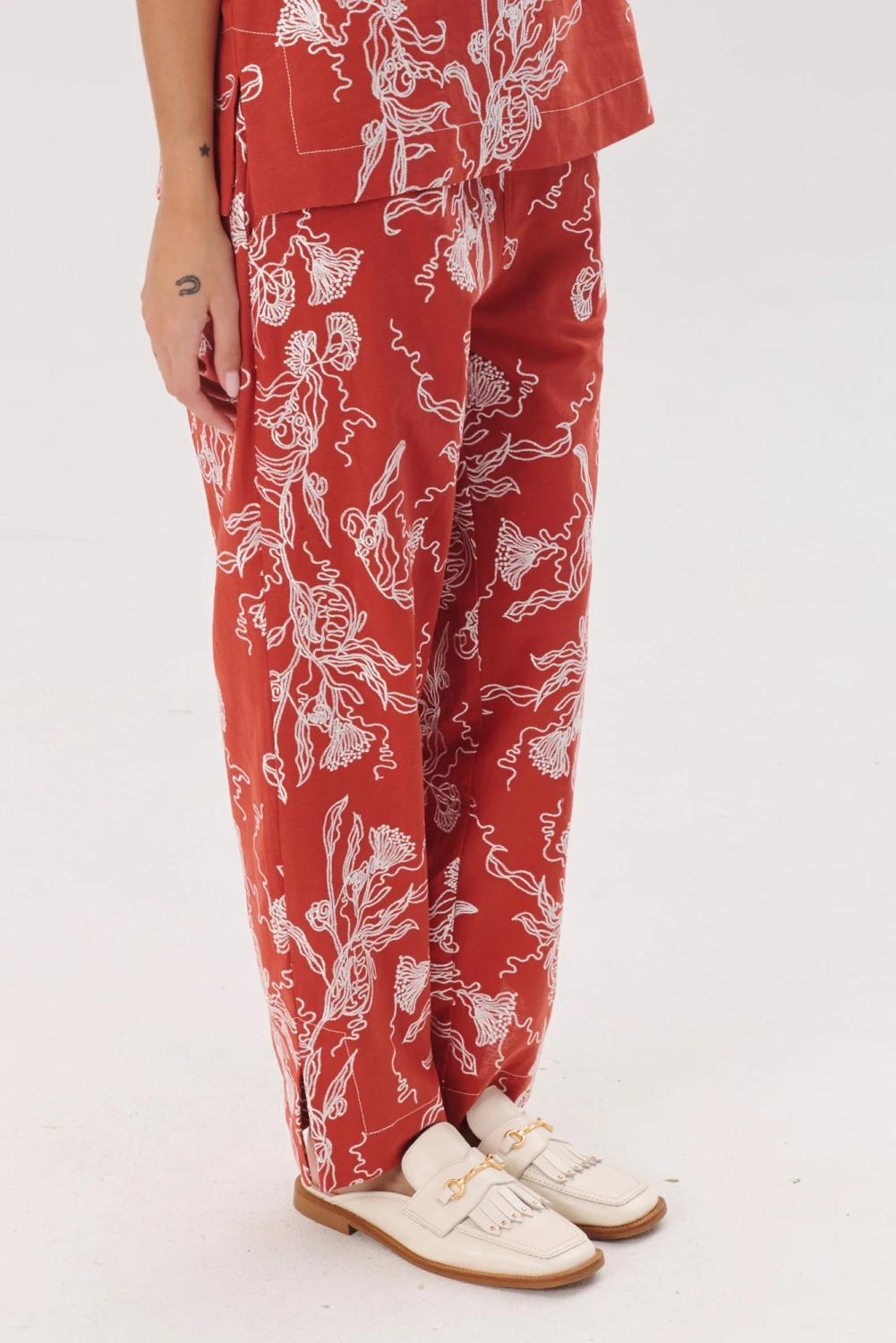 PANTALON IRIS rojo 1