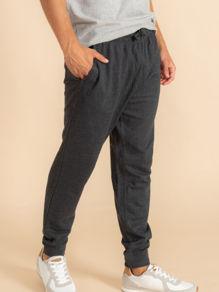 Pantalón deportivo con puño Gris Oscuro