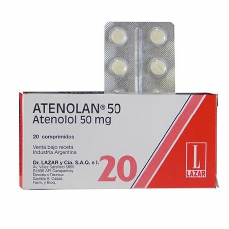 Atenolan 50mg 20 Comprimidos Atenolan 50mg 20 Comprimidos