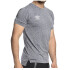 Remera de Hombre Umbro Arrow Negro Melange - Blanco