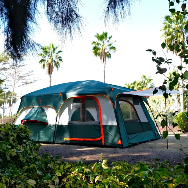 Carpa Estructural Reforzada 4-6 Personas Verde