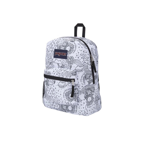 MOCHILA JANSPORT CROSS TOWN Sketch White & Black