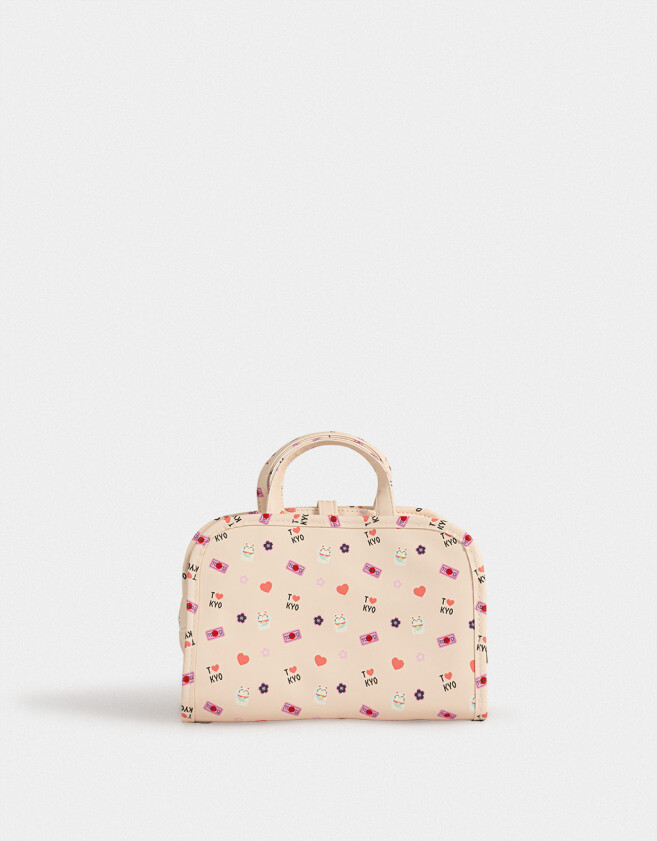Porta Cosméticos Portacosméticos Maleta "tokyo" - Blanco Crudo