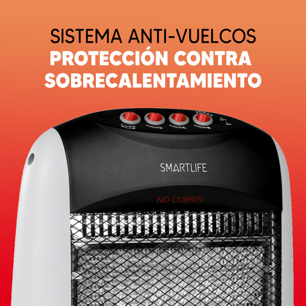 Estufa Halógena Smartlife Sl-hh120 ESTUFA HALOGENA SMARTLIFE SL-HH120 AP