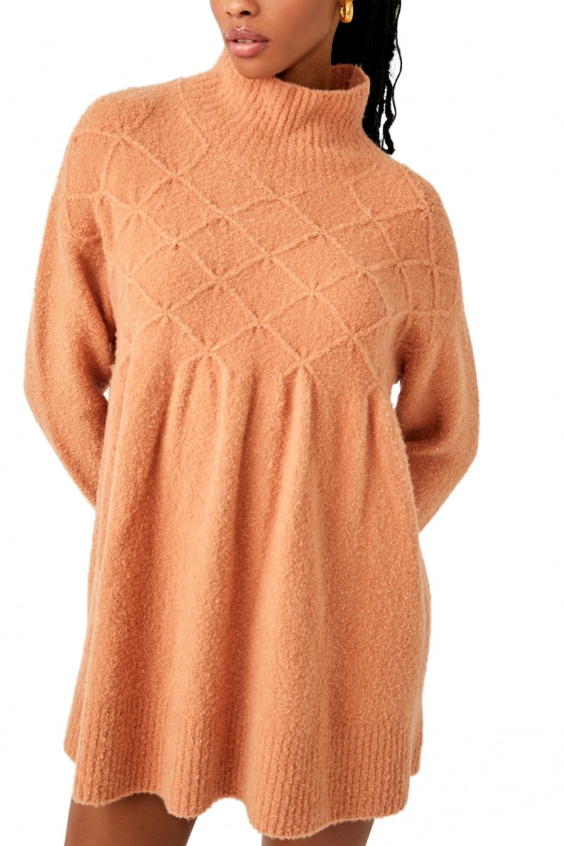 JACI SWEATER DRESS Beige