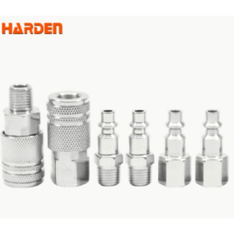 JUEGODE6CONECTORESDEACOPLEROSCANPTDE1/4(TIPOAMERICANO)HARDEN++ N/a