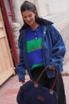 Heart Break Handbag Azul Marino