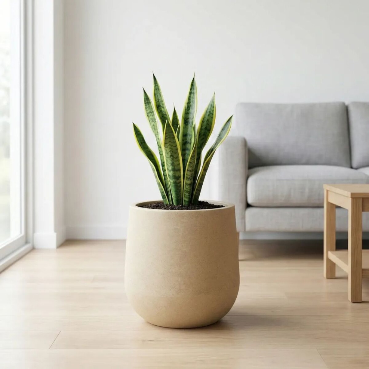 MACETA GOTA DECORATIVA 20 LITROS COLOR CEMENTO 