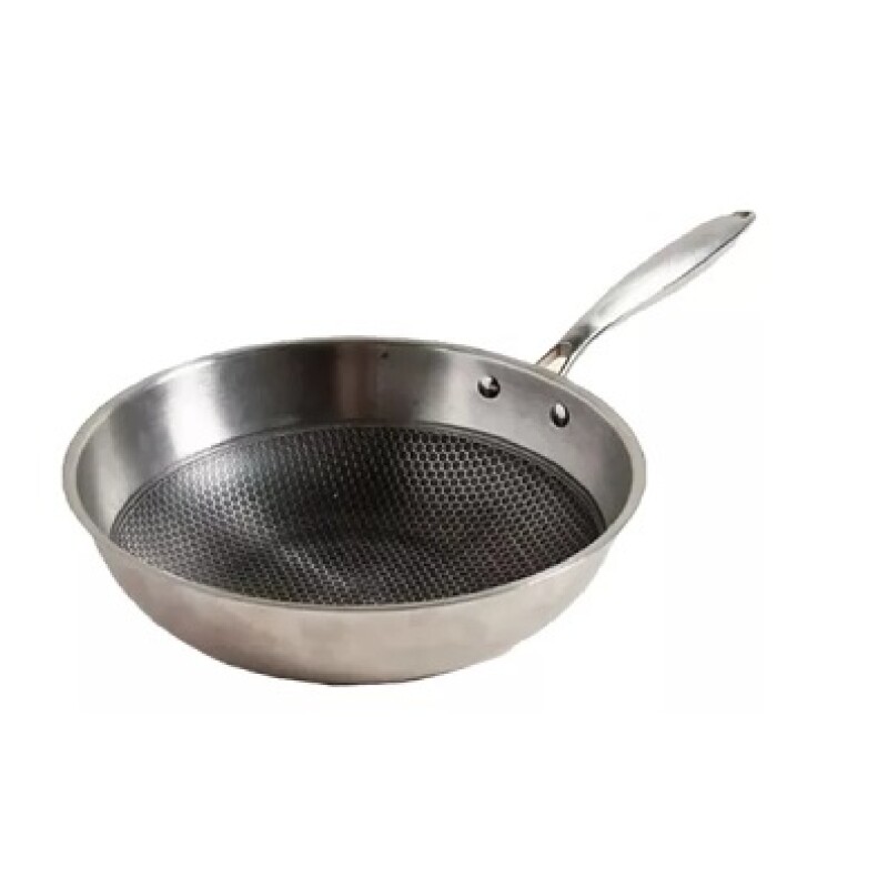 WOK ACERO INOX. ANTIAD. 30CM S/TAPA WOK ACERO INOX. ANTIAD. 30CM S/TAPA