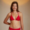 Top+bikini Ursula Rojo