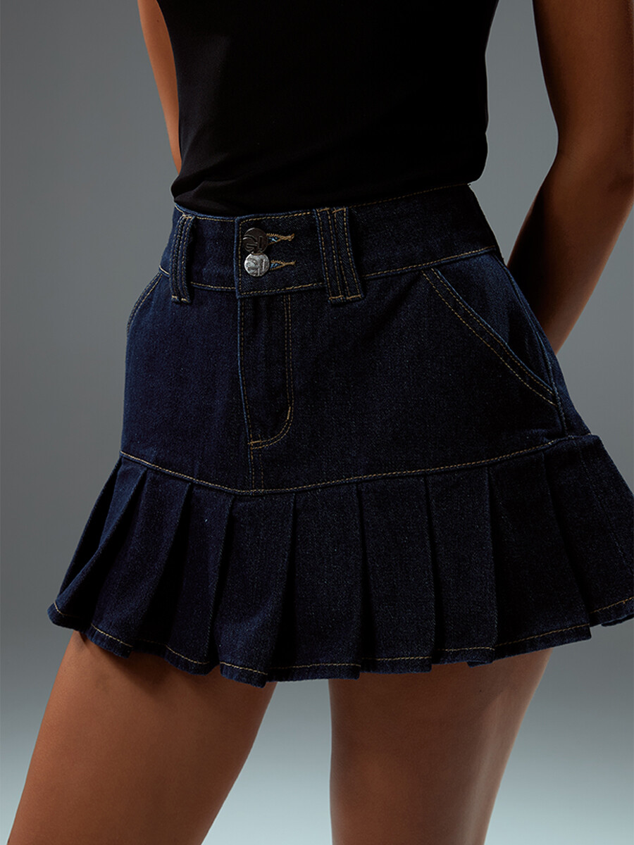 FALDA ESTAMBUL - AZUL OSCURO 