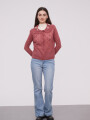 Cardigan Anjo Magenta Claro