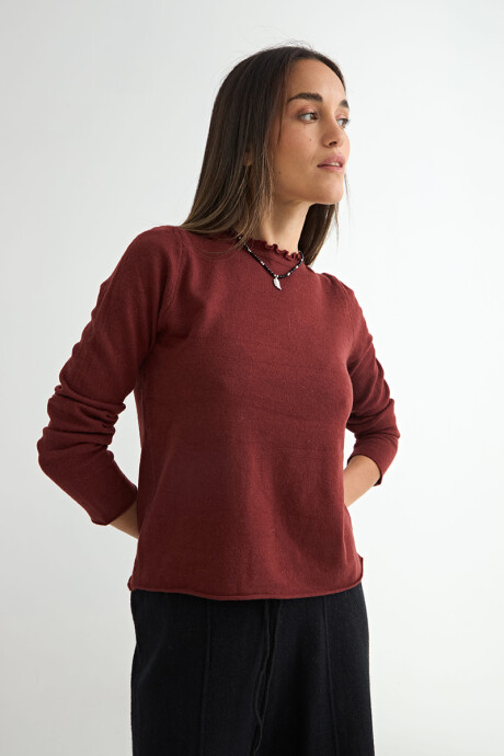 SWEATER NERINE BORDO