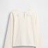 K2W HEART COLLAR TOP IVORY FROST