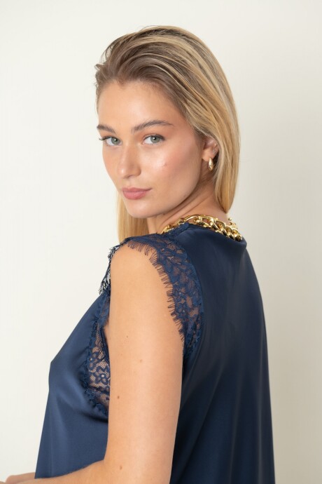 BLUSA AMMOLITA Azul