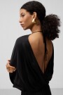 VESTIDO LARGO NEGRO MUJER Negro