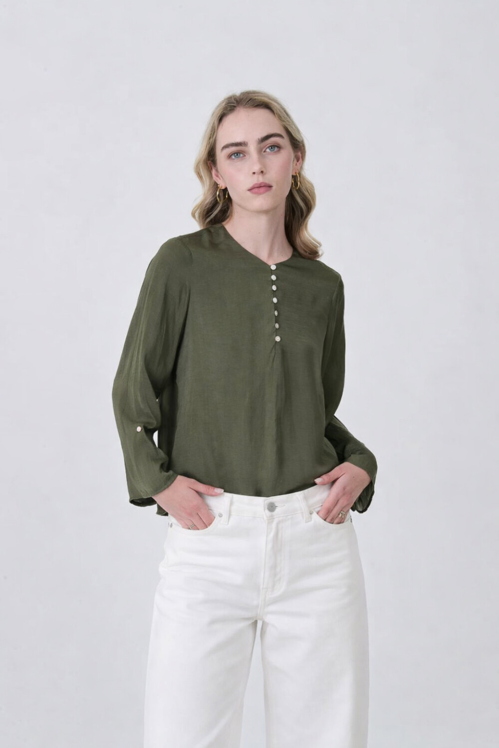 Blusa Zoyan Verde Oliva