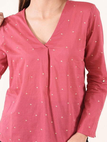 BLUSA MICAELA ROSADO