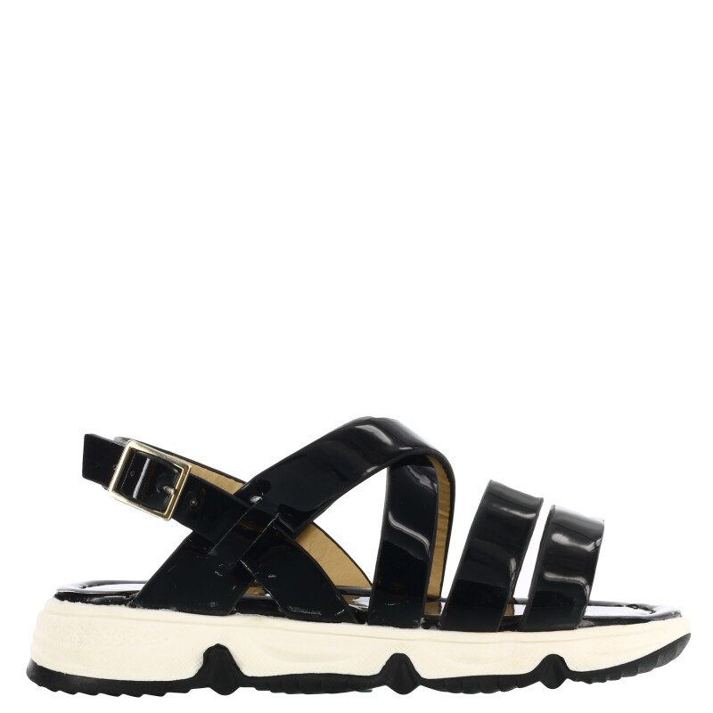 Sandalias de Niña MINI Miss Carol RILEY de charol Negro