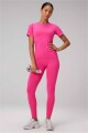 Polo Feather Tech+ Short-Sleeve Top Mujer Pink Crush