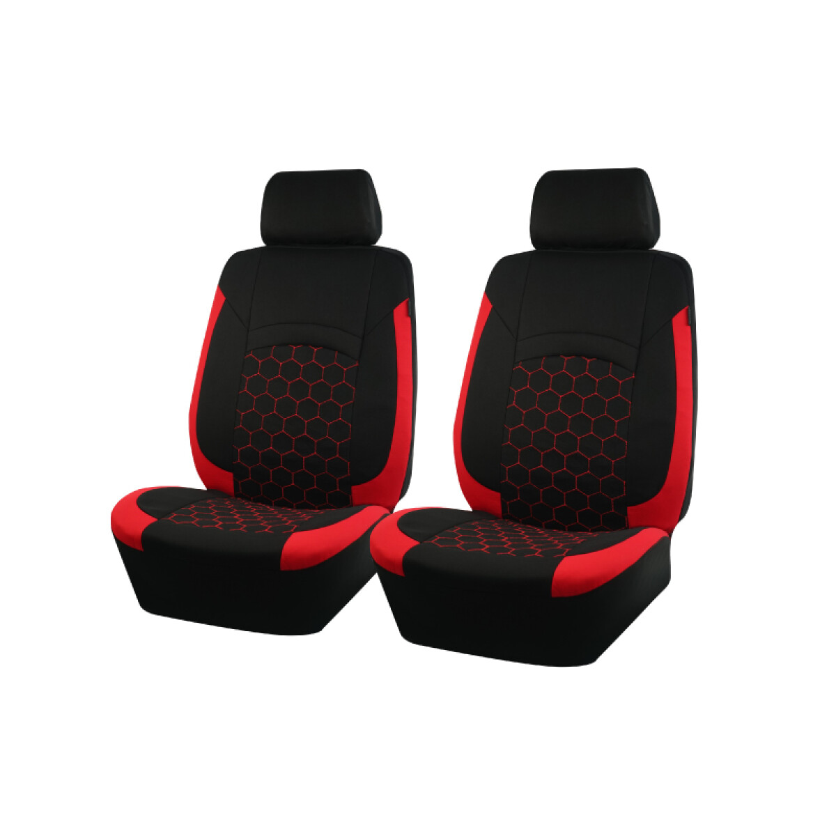 Cubreasiento Universal Pick Up Negro Y Rojo 4 Piezas 