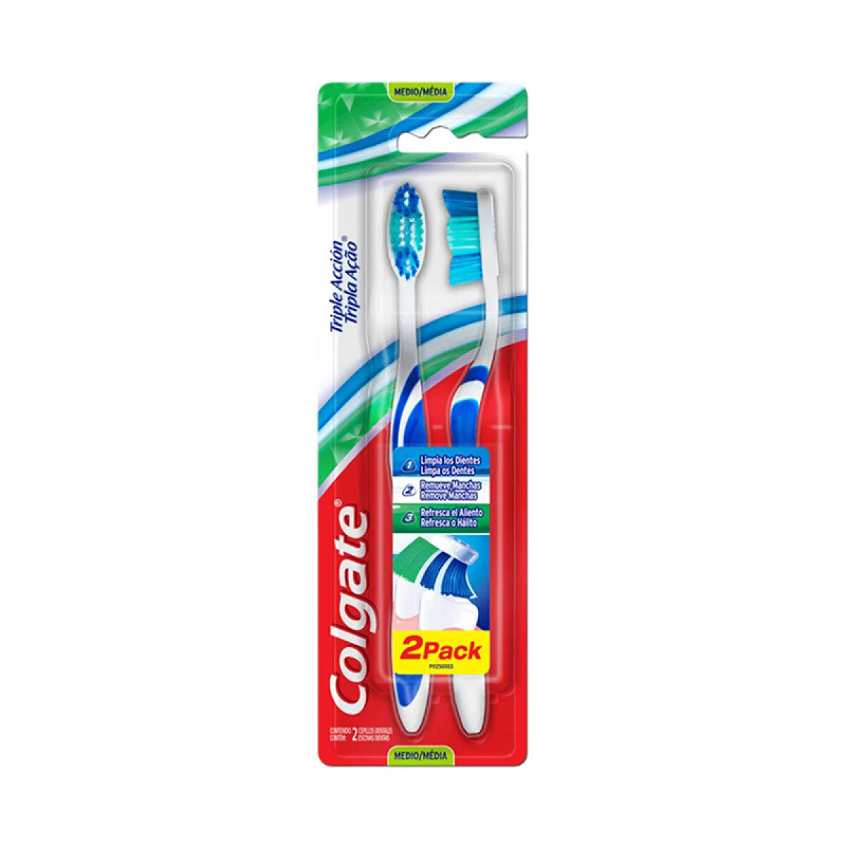 Cepillo Dental COLGATE Triple Acción x2 Unidades 
