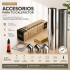 Kit Complemento Instalacion Pared 4" Enlozado Tromen COMPLEMENTO KIT PARED TROMEN 4" 32346